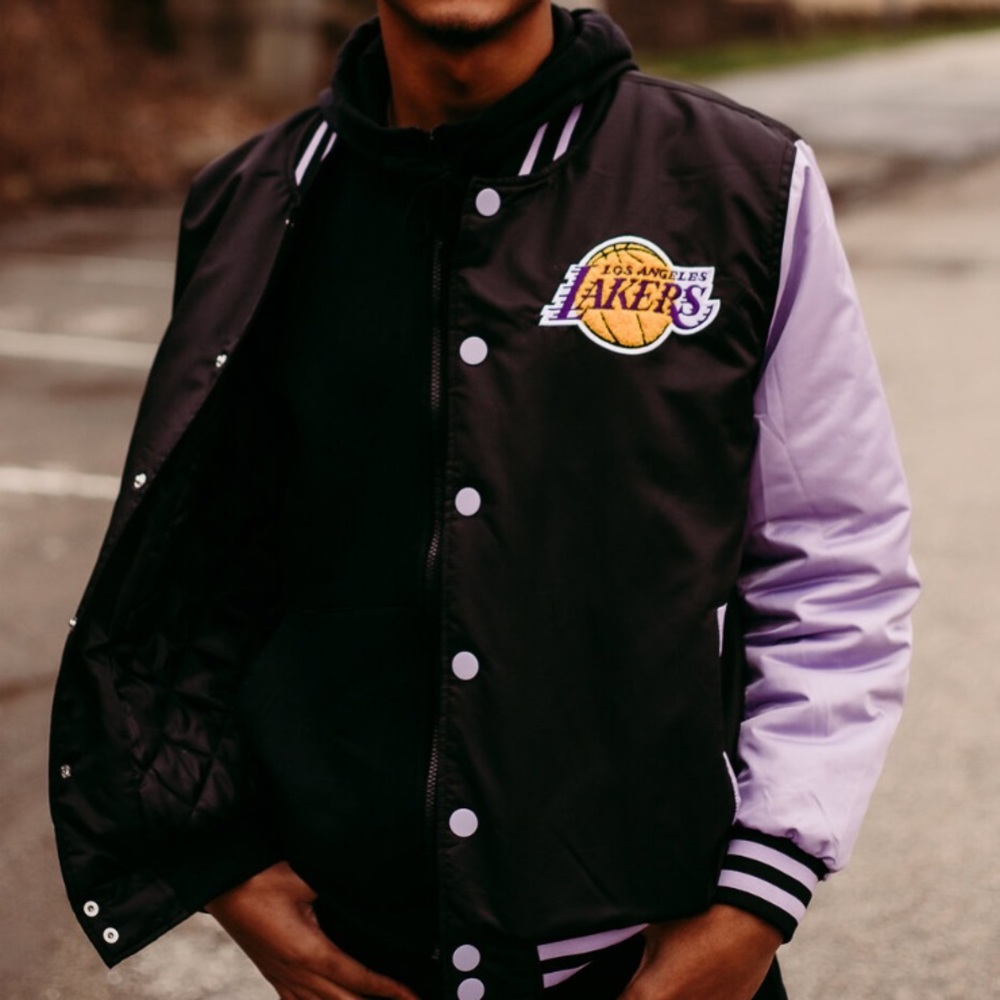 LA lakers NBA bomber jacket
